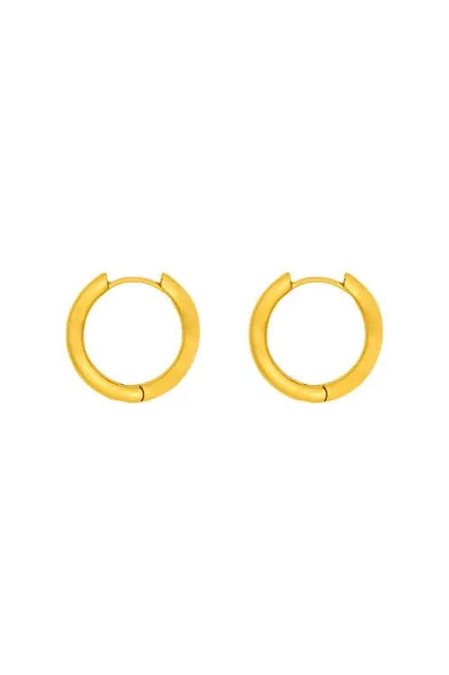 Accessories Jewellery Damson Madder Gold Charm Hoops 8211 Midi