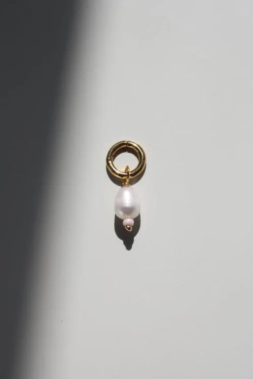 Accessories Jewellery Damson Madder Pink Freshwater Pearl Charm