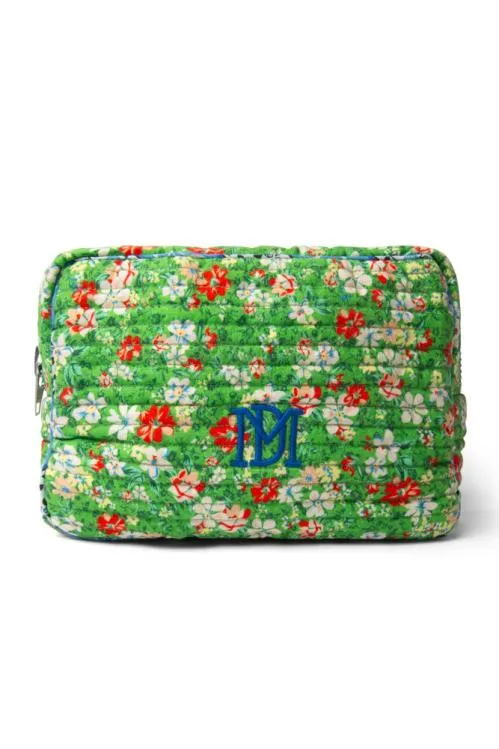 Accessories Makeup Bags Damson Madder Quilted Make Up Bag In Floral