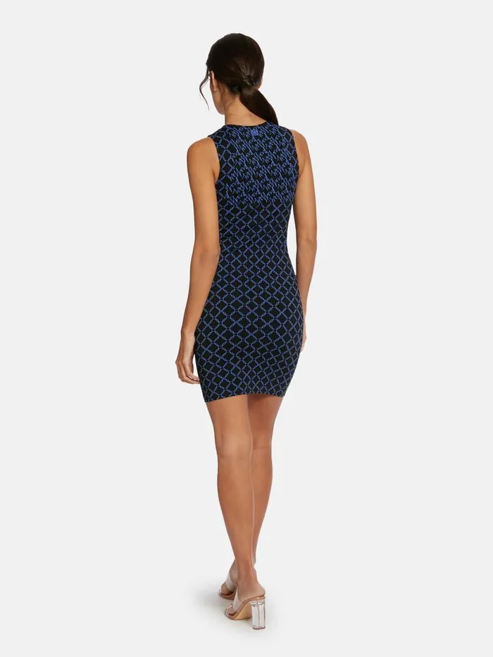 Aurora Monogram Dress Egytian Blueblack Women Wolford Dresses and Skirts