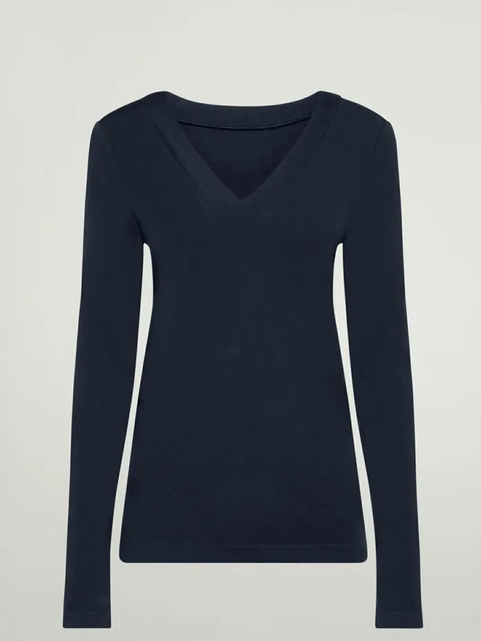 Aurora Pullover Admiral Women Wolford Longsleeve Shirts