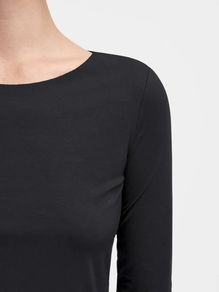 Aurora Pure Pullover Navy Women Wolford Tops