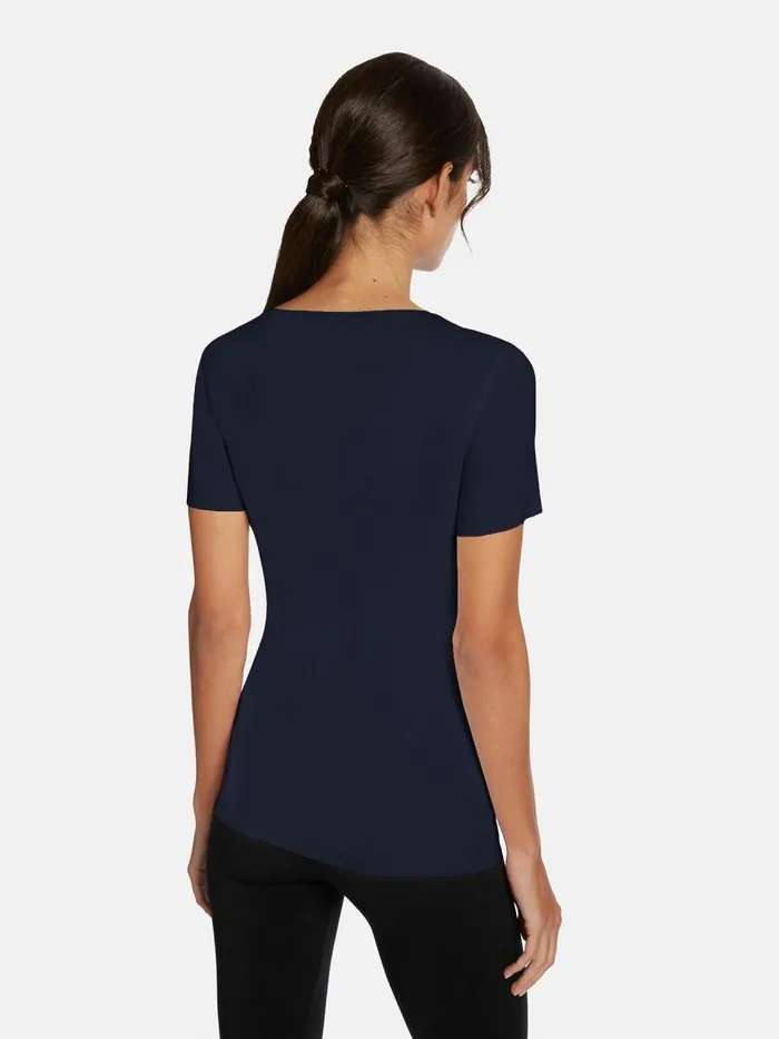 Aurora Pure Shirt Moon Indigo Women Wolford Tops