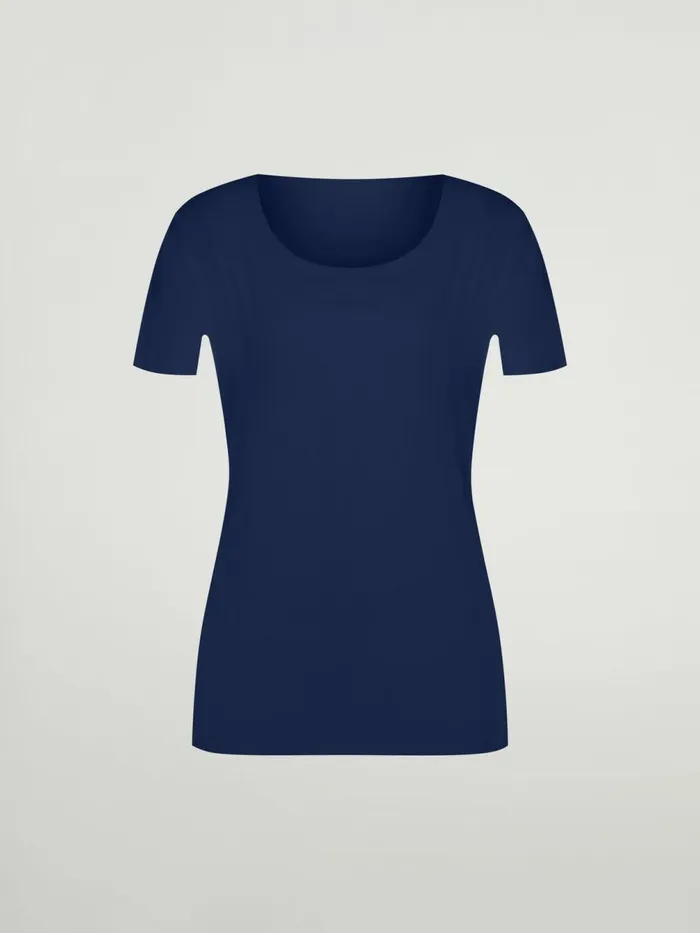Aurora Pure Shirt Navy Women Wolford Tops