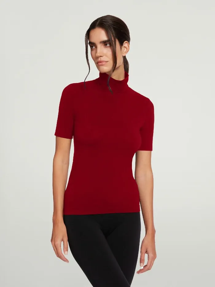 Aurora Shirt Red Dahlia Women Wolford Tops