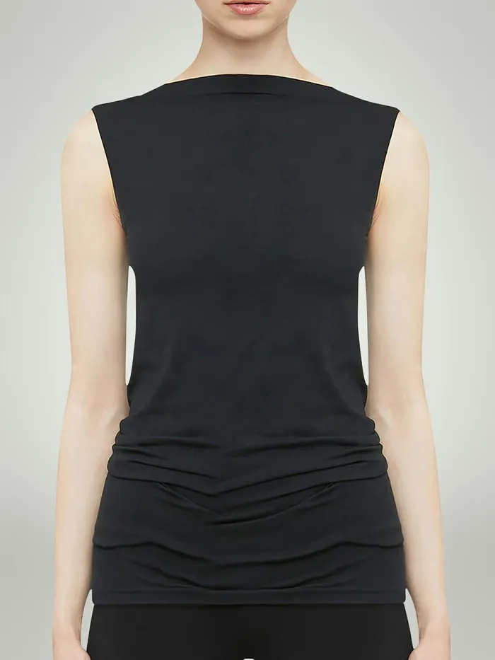 Aurora Top Sleeveless Black Women Wolford Tops