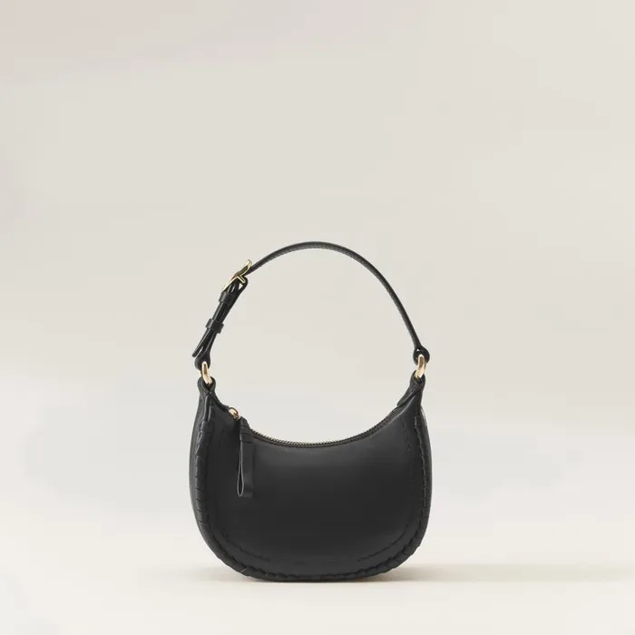 Bags Mini Bags Helen Kaminski Vivie Mini Hobo Bag Black