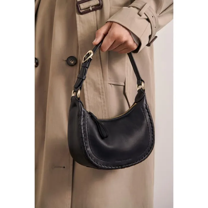 Bags Mini Bags Helen Kaminski Vivie Mini Hobo Bag Black