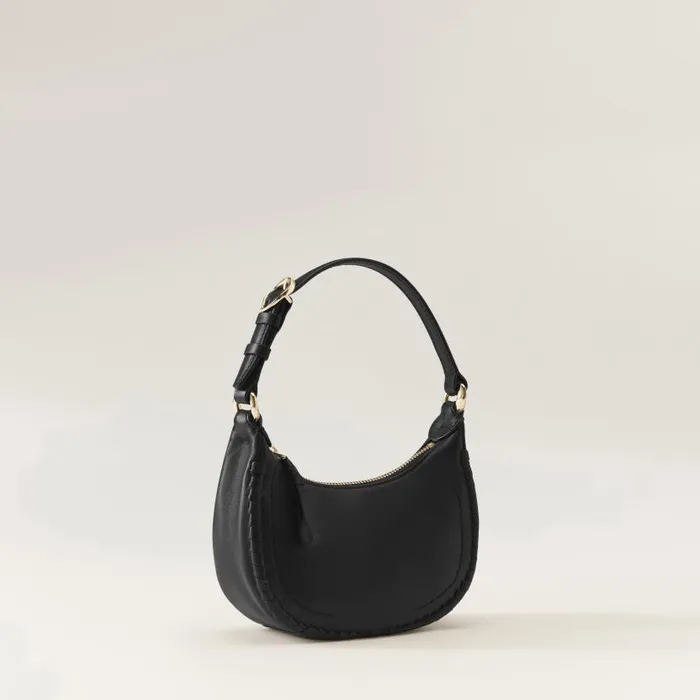 Bags Mini Bags Helen Kaminski Vivie Mini Hobo Bag Black