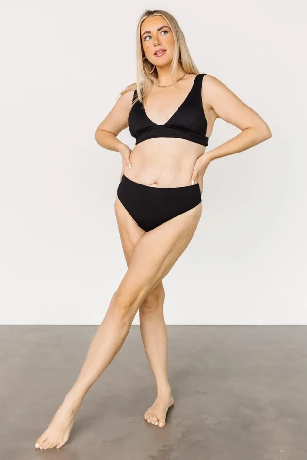 Baltic Born Bikini Formentera Pullover Bikini Top Black 8211 Women Baltic Born Bikini Formentera Pullover Bikini Top Black 8211 Women