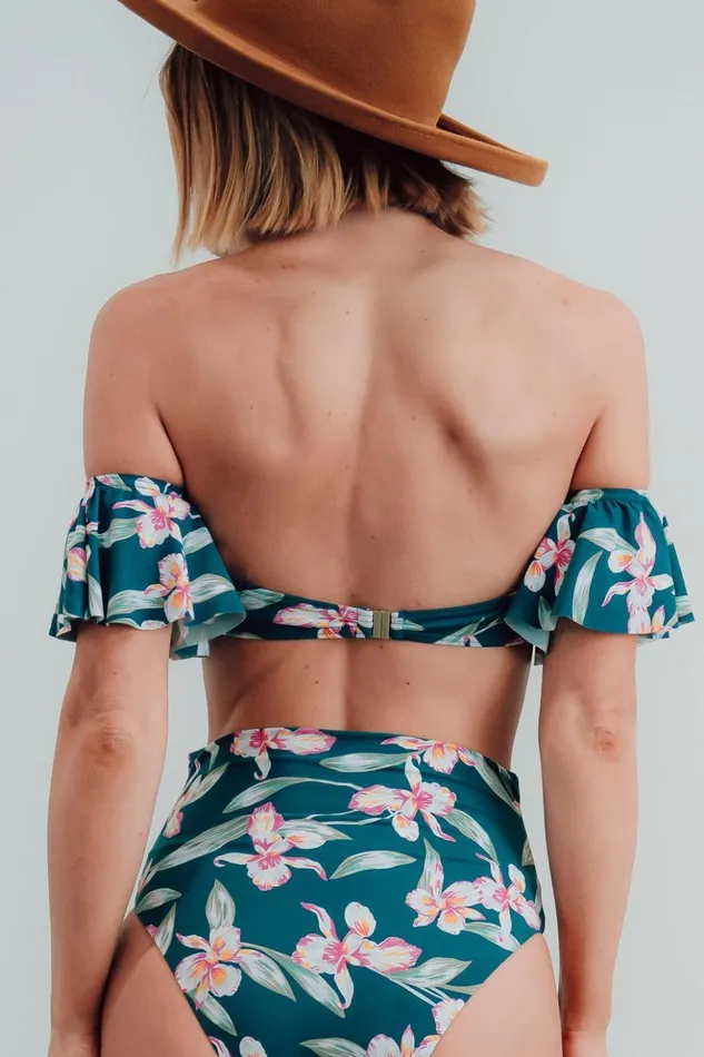 Baltic Born Bikini Miami Bikini Top Topaz Floral 8211 Women