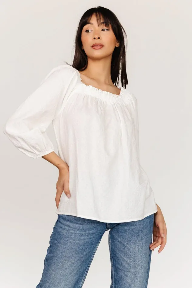 Baltic Born Blouses and Shirts Aya Woven Top Off White 8211 Women