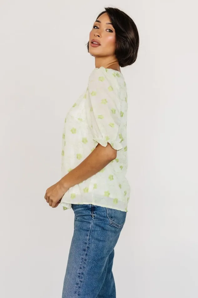 Baltic Born Blouses and Shirts Casper Square Neck Top Key Lime 8211 Women Baltic Born Blouses and Shirts Casper Square Neck Top Key Lime 8211 Women