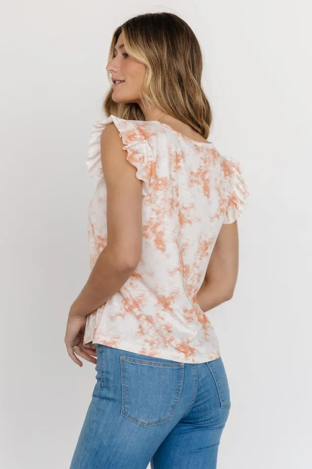 Baltic Born Blouses and Shirts Ginny Summer Top Orange Tie Dye 8211 Women Baltic Born Blouses and Shirts Ginny Summer Top Orange Tie Dye 8211 Women
