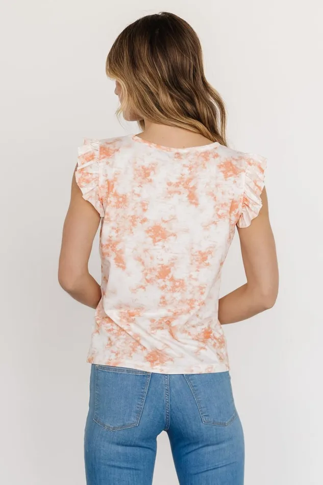 Baltic Born Blouses and Shirts Ginny Summer Top Orange Tie Dye 8211 Women Baltic Born Blouses and Shirts Ginny Summer Top Orange Tie Dye 8211 Women