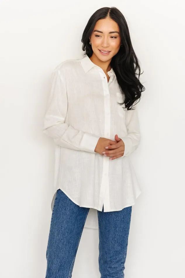 Baltic Born Blouses and Shirts Harlan Linen Button Down Top Off White 8211 Women Baltic Born Blouses and Shirts Harlan Linen Button Down Top Off White 8211 Women
