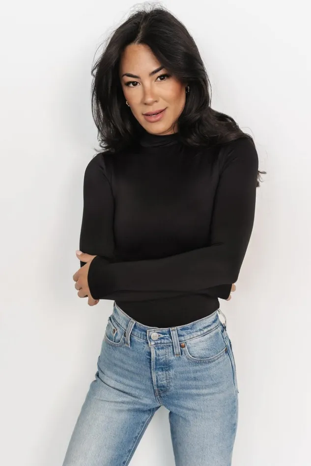 Baltic Born Blouses and Shirts Juni Turtleneck Black 8211 Women Baltic Born Blouses and Shirts Juni Turtleneck Black 8211 Women