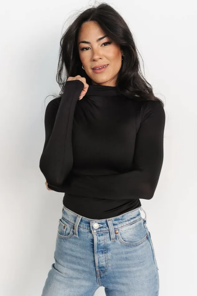 Baltic Born Blouses and Shirts Juni Turtleneck Black 8211 Women Baltic Born Blouses and Shirts Juni Turtleneck Black 8211 Women