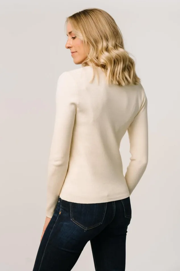 Baltic Born Blouses and Shirts Lewis Knit Sweater Top Cream 8211 Women Baltic Born Blouses and Shirts Lewis Knit Sweater Top Cream 8211 Women