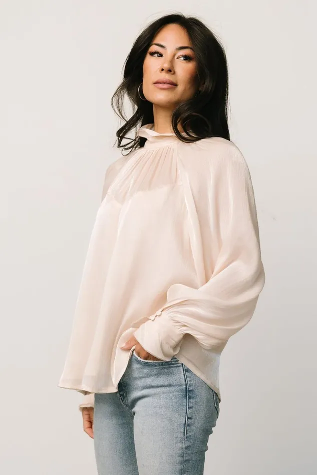 Baltic Born Blouses and Shirts Maeve Shimmer Top Champagne 8211 Women Baltic Born Blouses and Shirts Maeve Shimmer Top Champagne 8211 Women