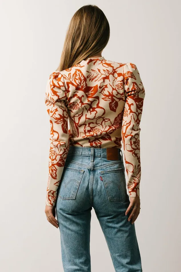 Baltic Born Blouses and Shirts Sebastian Sweater Rust Multi 8211 Women Baltic Born Blouses and Shirts Sebastian Sweater Rust Multi 8211 Women