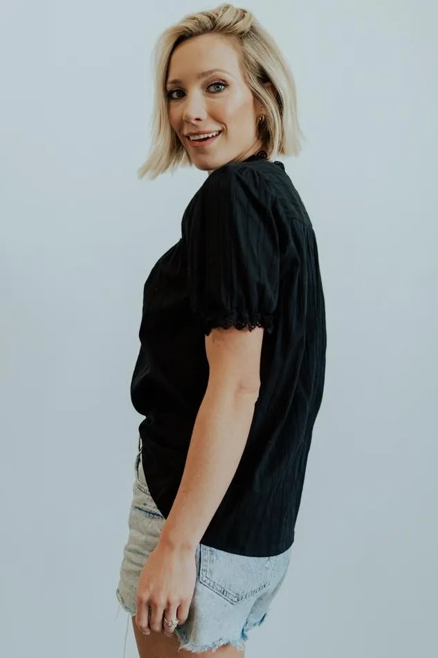 Baltic Born Blouses and Shirts Sloane Button Top Black 8211 Women Baltic Born Blouses and Shirts Sloane Button Top Black 8211 Women