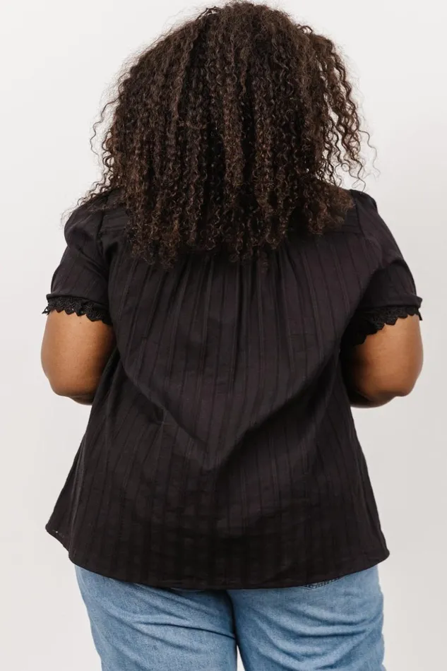 Baltic Born Blouses and Shirts Sloane Button Top Black 8211 Women Baltic Born Blouses and Shirts Sloane Button Top Black 8211 Women