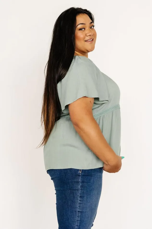 Baltic Born Blouses and Shirts Unity Button Up Top Sage 8211 Women Baltic Born Blouses and Shirts Unity Button Up Top Sage 8211 Women