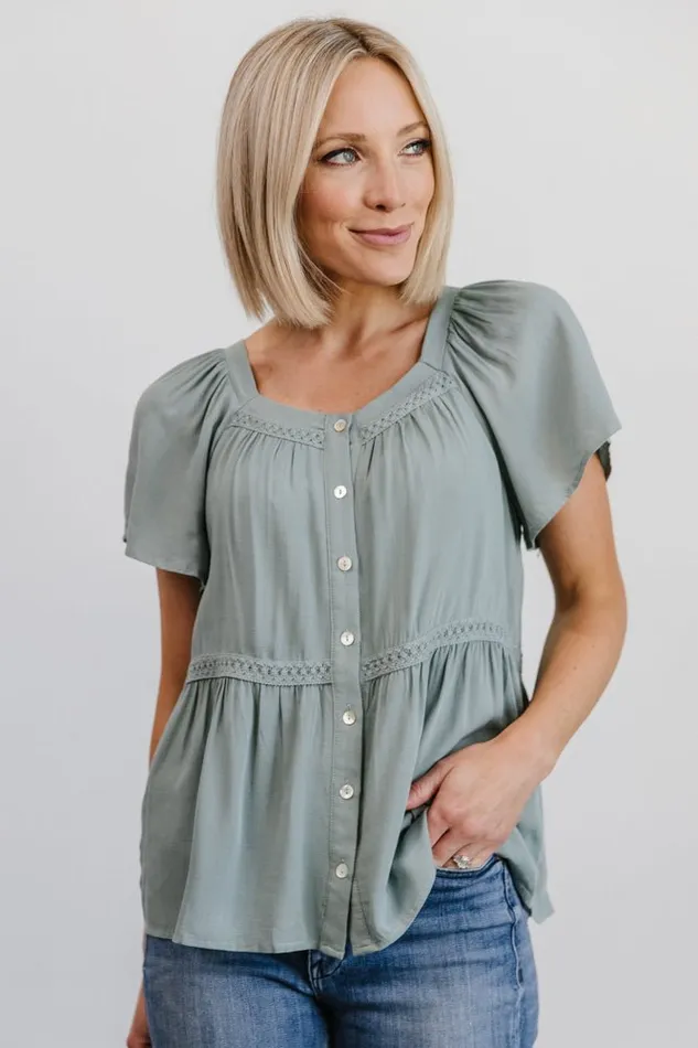 Baltic Born Blouses and Shirts Unity Button Up Top Sage 8211 Women Baltic Born Blouses and Shirts Unity Button Up Top Sage 8211 Women