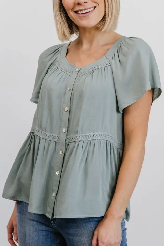 Baltic Born Blouses and Shirts Unity Button Up Top Sage 8211 Women Baltic Born Blouses and Shirts Unity Button Up Top Sage 8211 Women
