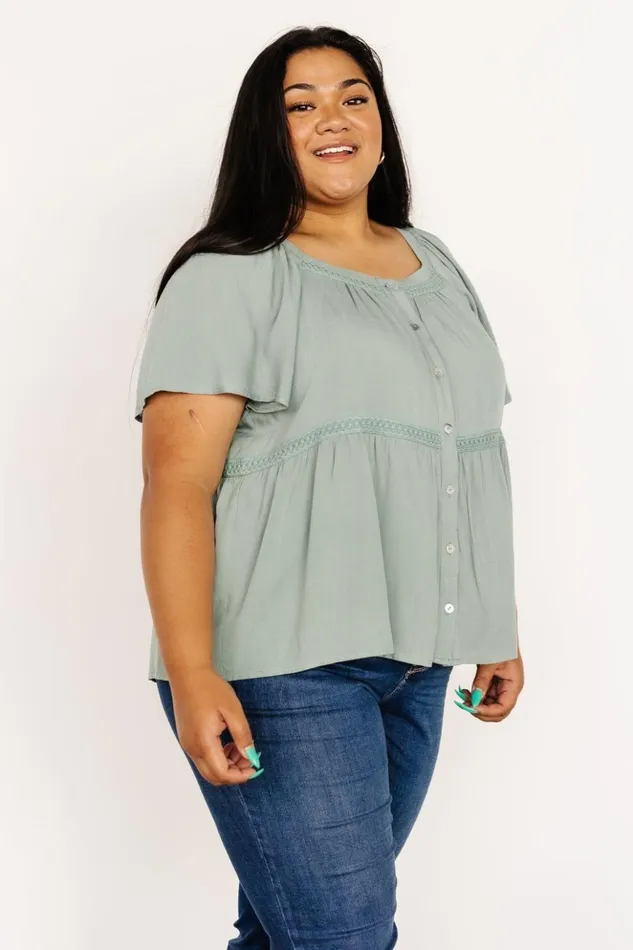 Baltic Born Blouses and Shirts Unity Button Up Top Sage 8211 Women Baltic Born Blouses and Shirts Unity Button Up Top Sage 8211 Women