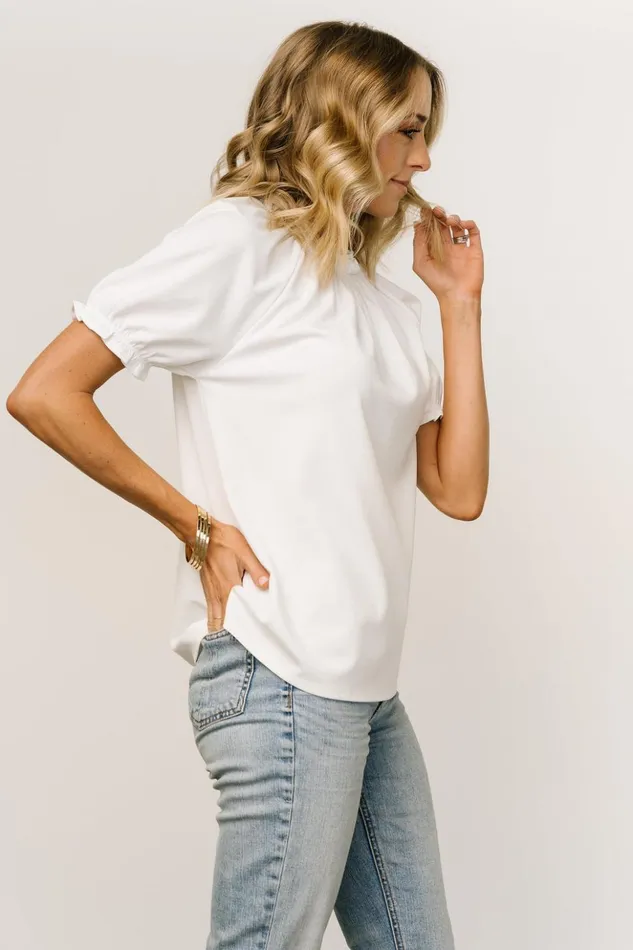 Baltic Born Blouses and Shirts Vincent Top Off White 8211 Women Baltic Born Blouses and Shirts Vincent Top Off White 8211 Women