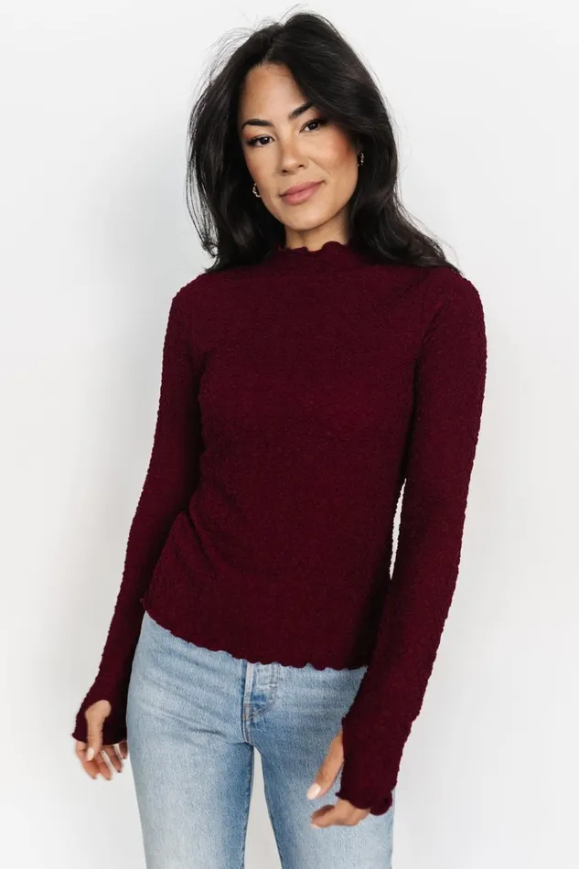 Baltic Born Blouses and Shirts Yale Top Mulberry 8211 Women