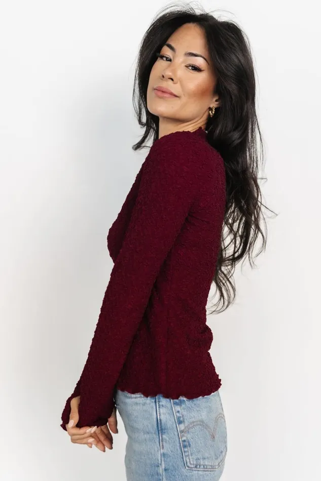 Baltic Born Blouses and Shirts Yale Top Mulberry 8211 Women Baltic Born Blouses and Shirts Yale Top Mulberry 8211 Women