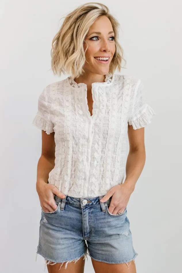 Baltic Born Blouses and Shirts Zara Lace Top White 8211 Women Baltic Born Blouses and Shirts Zara Lace Top White 8211 Women