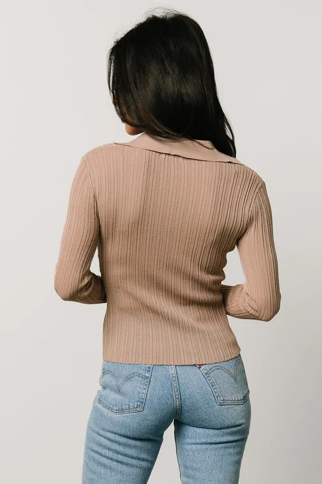 Baltic Born Blouses and Shirts Zia Knit Top Tan 8211 Women Baltic Born Blouses and Shirts Zia Knit Top Tan 8211 Women