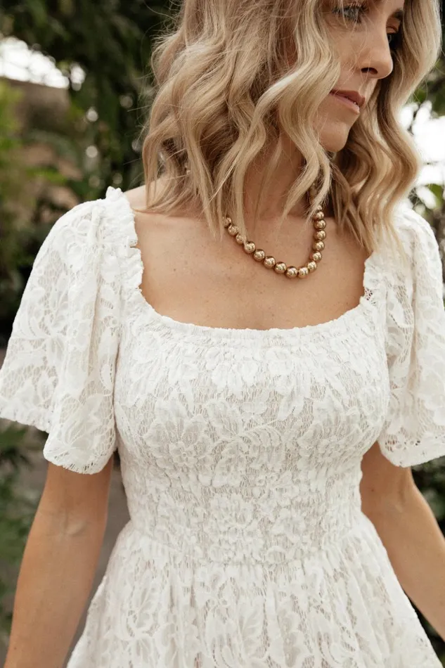 Baltic Born Bump Friendly Aspen Smocked Lace Maxi Dress Off White 8211 Women Baltic Born Bump Friendly Aspen Smocked Lace Maxi Dress Off White 8211 Women
