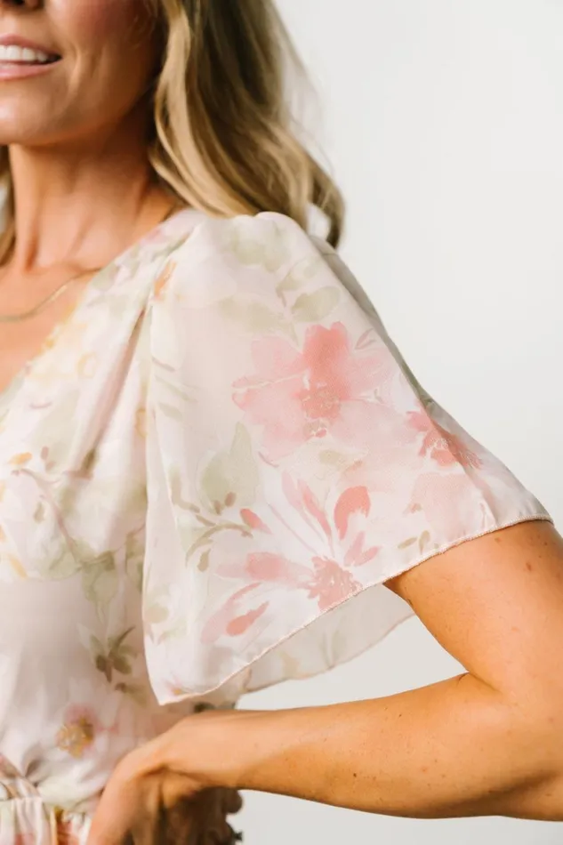 Baltic Born Bump Friendly Enya Maxi Dress Blush Floral 8211 Women Baltic Born Bump Friendly Enya Maxi Dress Blush Floral 8211 Women