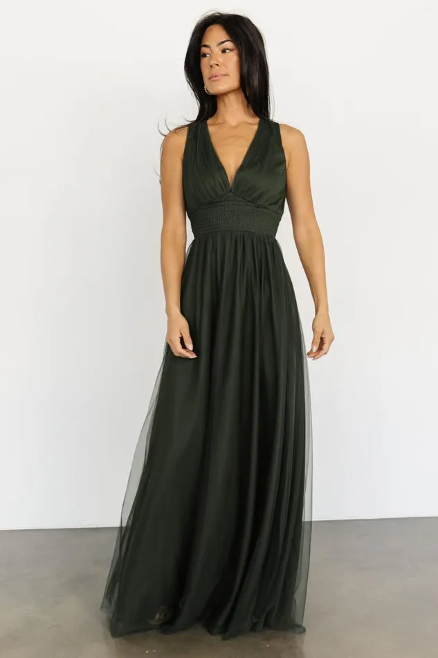 Baltic Born Bump Friendly Kamila Tulle Maxi Dress Juniper Green 8211 Women Baltic Born Bump Friendly Kamila Tulle Maxi Dress Juniper Green 8211 Women