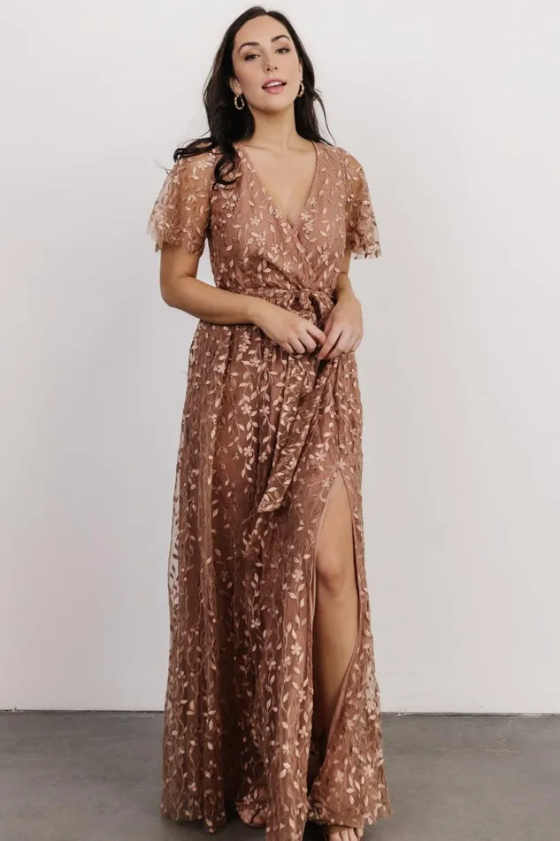 Baltic Born Bump Friendly Marseille Embossed Maxi Dress Nude Rose 8211 Women Baltic Born Bump Friendly Marseille Embossed Maxi Dress Nude Rose 8211 Women
