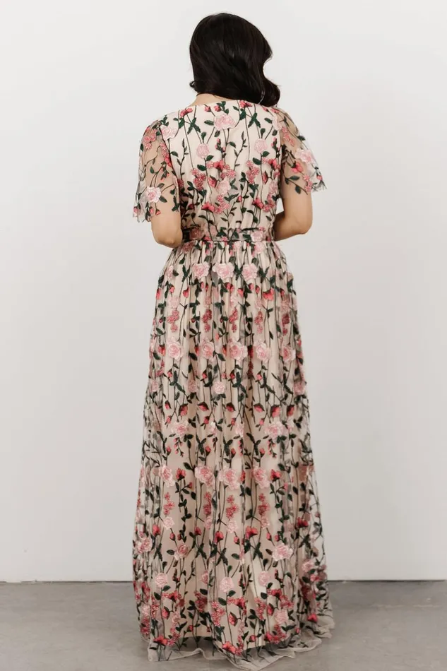 Baltic Born Bump Friendly Marseille Embossed Maxi Dress Rose Garden 8211 Women Baltic Born Bump Friendly Marseille Embossed Maxi Dress Rose Garden 8211 Women