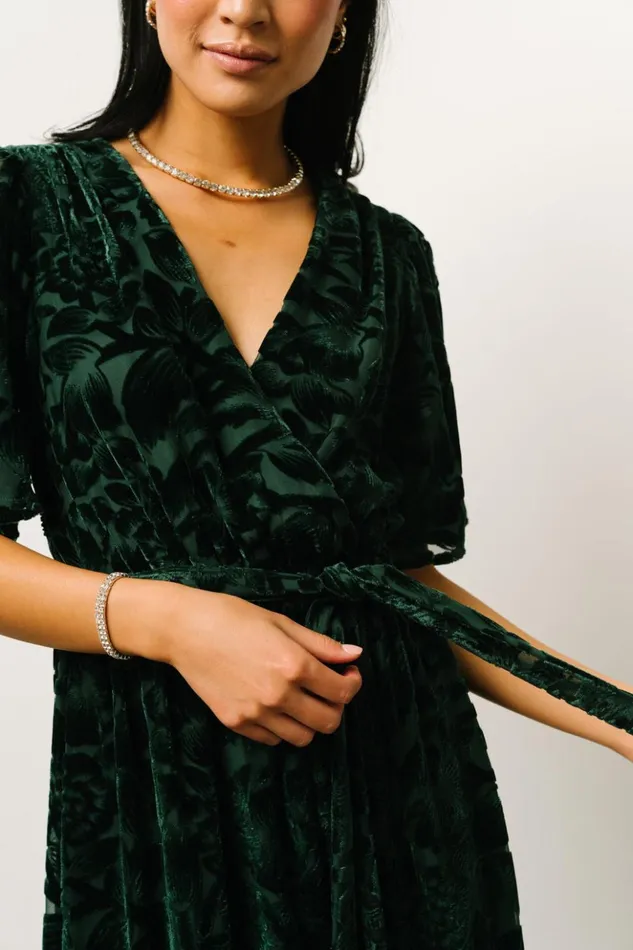 Baltic Born Bump Friendly Uma Velvet Maxi Dress Dark Green 8211 Women Baltic Born Bump Friendly Uma Velvet Maxi Dress Dark Green 8211 Women