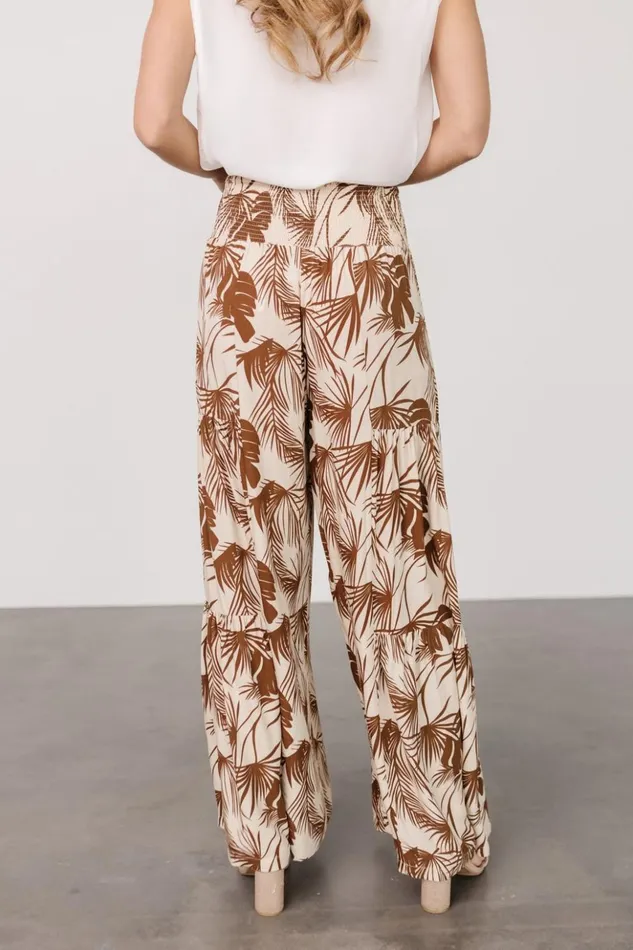 Baltic Born Cover Up Elin Flowy Pants Cream Mocha 8211 Women Baltic Born Cover Up Elin Flowy Pants Cream Mocha 8211 Women