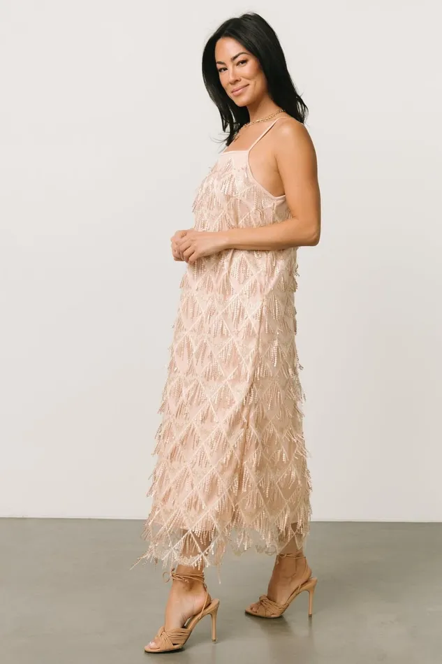 Baltic Born Embellished and Sequined Sidney Sequin Dress Gold 8211 Women Baltic Born Embellished and Sequined Sidney Sequin Dress Gold 8211 Women
