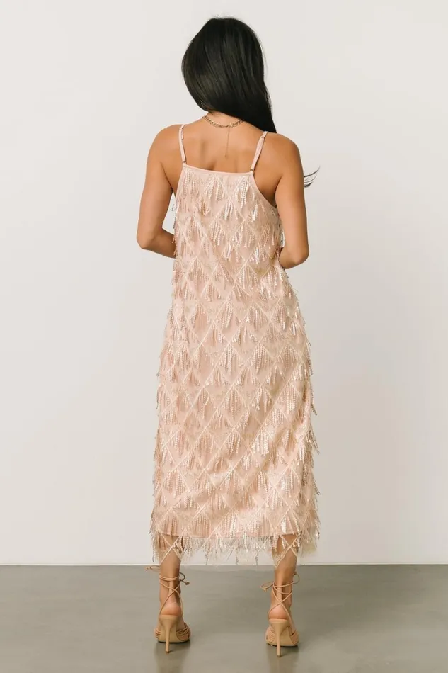Baltic Born Embellished and Sequined Sidney Sequin Dress Gold 8211 Women Baltic Born Embellished and Sequined Sidney Sequin Dress Gold 8211 Women