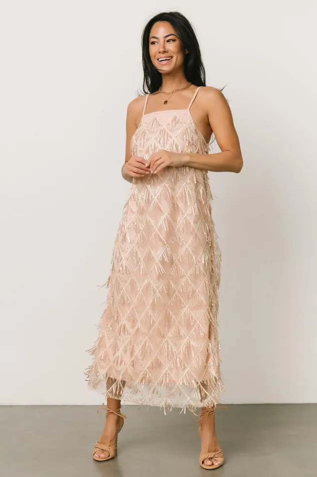 Baltic Born Embellished and Sequined Sidney Sequin Dress Gold 8211 Women Baltic Born Embellished and Sequined Sidney Sequin Dress Gold 8211 Women