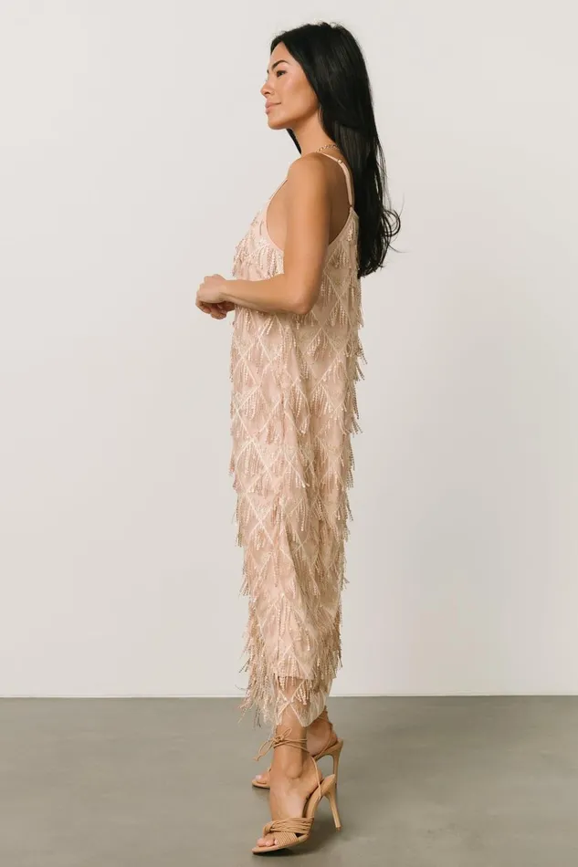Baltic Born Embellished and Sequined Sidney Sequin Dress Gold 8211 Women Baltic Born Embellished and Sequined Sidney Sequin Dress Gold 8211 Women