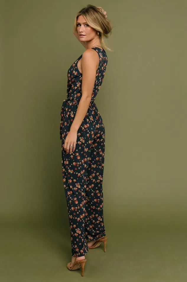 Baltic Born Jumpsuits and Rompers Ashlyn Jumpsuit Navy Floral 8211 Women Baltic Born Jumpsuits and Rompers Ashlyn Jumpsuit Navy Floral 8211 Women