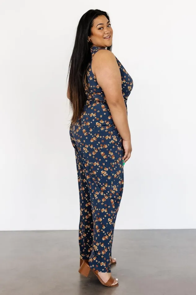 Baltic Born Jumpsuits and Rompers Ashlyn Jumpsuit Navy Floral 8211 Women Baltic Born Jumpsuits and Rompers Ashlyn Jumpsuit Navy Floral 8211 Women
