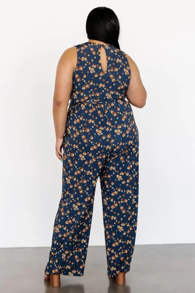 Baltic Born Jumpsuits and Rompers Ashlyn Jumpsuit Navy Floral 8211 Women Baltic Born Jumpsuits and Rompers Ashlyn Jumpsuit Navy Floral 8211 Women